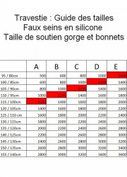 Prothèses seins ovale silicone 1200grs 95E-100D-105C-110B