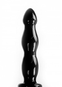 Gode en verre Glass Dildo Black Deluxe gode