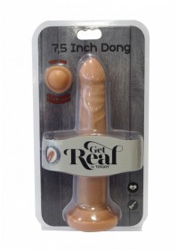 GetReal Gode ventouse toucher peau DualDensity 19 cm