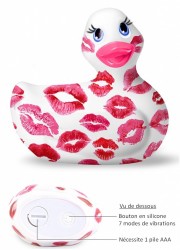 Canard mini duckie 2.0 Romance avec bisous rouge