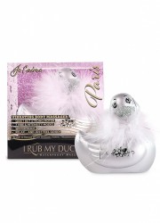 Canard Mini Duckie Paris I Rub My 2.0  argent