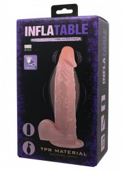 Gode ventouse gonflable vibrant Realistic Dong vibrating boite