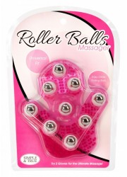 Gant de massage Roller Balls Massager rose