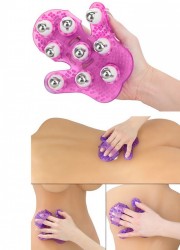 Gant de massage Roller Balls Massager pour detendre le corps