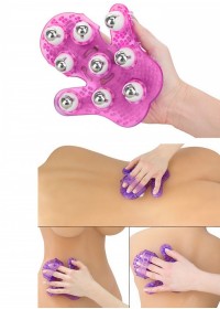 Gant de massage Roller Balls Massager pour detendre le corps