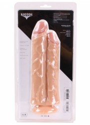 Kiotos Double gode ventouse Double COX Flesh 029 L28cm verso