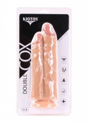 Kiotos Double gode ventouse Double COX Flesh 029 L28cm pack