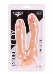 Kiotos Double gode ventouse Double pénétration COX Flesh 030 L19cm pack