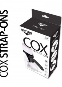 Kiotos Gode ceinture COX Strap-On + gode noir