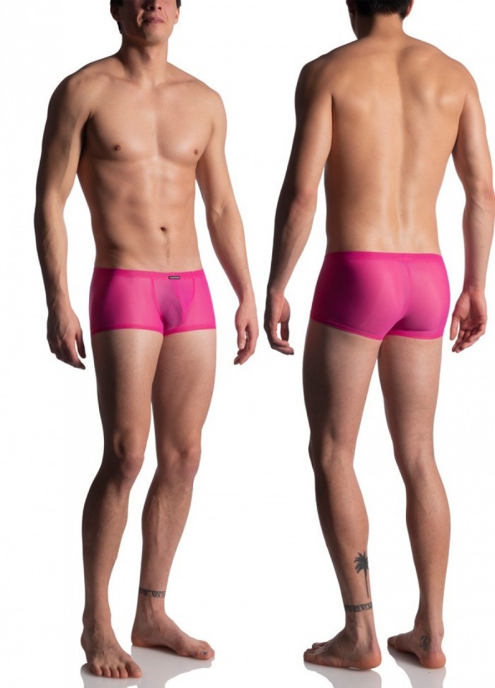 ManStore M904 Boxer homme MicroPants Fuxia rose recto verso