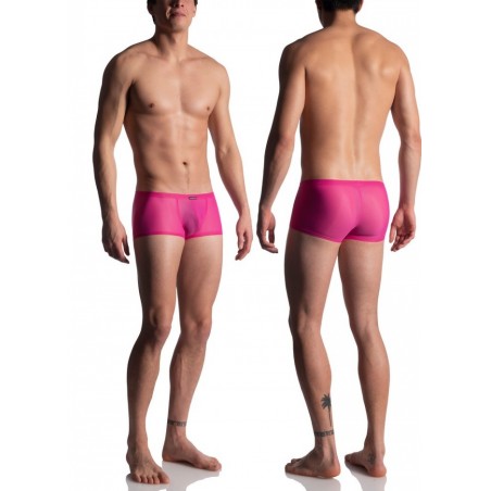 ManStore M904 Boxer homme MicroPants Fuxia rose recto verso