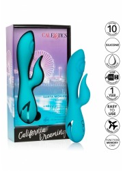 Vibromasseur Rabbit rechargeable Santa Monica Starlet bleu