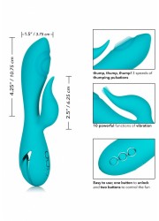 Vibromasseur Rechargeable Clitoris & pointG Santa Monica Starlet bleu