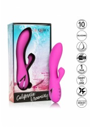 Vibromasseur rechargeable Clitoris et PointG Malibu Minx rose