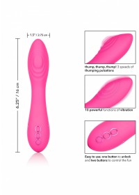 Vibromasseur rechargeable PointG Surf City Centerfold rose