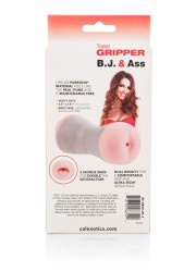 Masturbateur homme Travel Gripper B.J. & Ass  Bouche & Anal boite