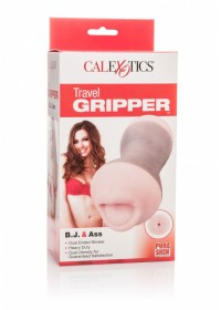 Masturbateur homme Travel Gripper B.J. & Ass  Bouche & Anus boite