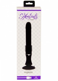 Vibromasseur Va et Vient Rechargeable Majestic Trusting Vibe noir boite