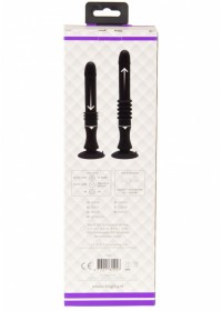 Vibromasseur Va et Vient Rechargeable Majestic Trusting Vibe noir boite dos