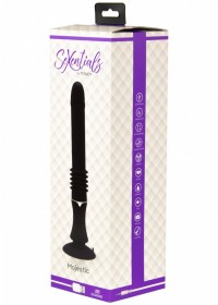 Vibromasseur Va et Vient Rechargeable Majestic Trusting Vibe noir boite profil