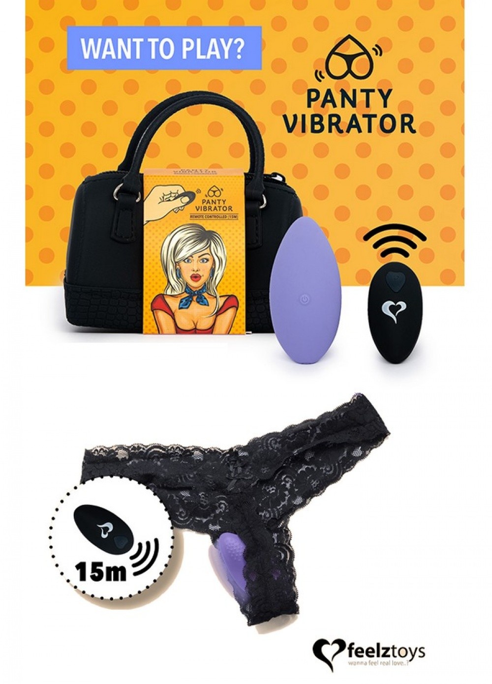 Panty Vibe Stimulateur clitoris rechargeable télécommandé