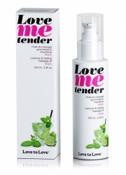 Huile de massage comestible et chauffante Love me tender Mojito
