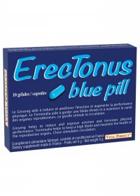 Aphrodisiaque homme ErecTonus blue pill - 10 gelules