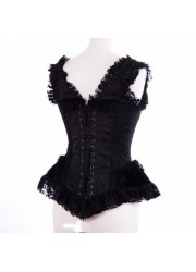 Corset bretelles Duchesse noir