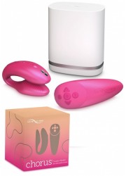 We-Vibe Chorus stimulateur clitoris et point G pour couple rose