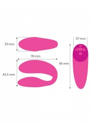 We-Vibe Chorus stimulateur clitoris et point G pour couple rose