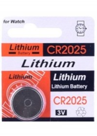 Pile ronde Lithium - CR2025 - 3 Volt