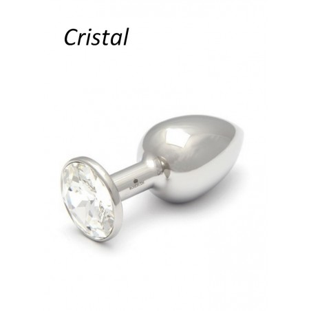 Rosebud Plug anal Cristal - Taille M -