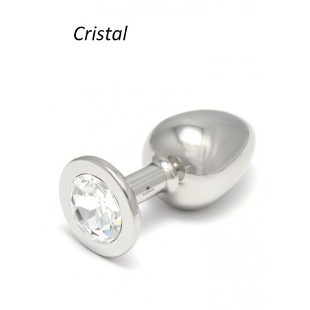 Rosebud Plug anal Cristal - Taille XL - 440 grs diamètre 4 cm sophielibertine
