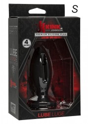 Plug anal Kink Ajouré silicone noir Lube Luge Plug -Taille S