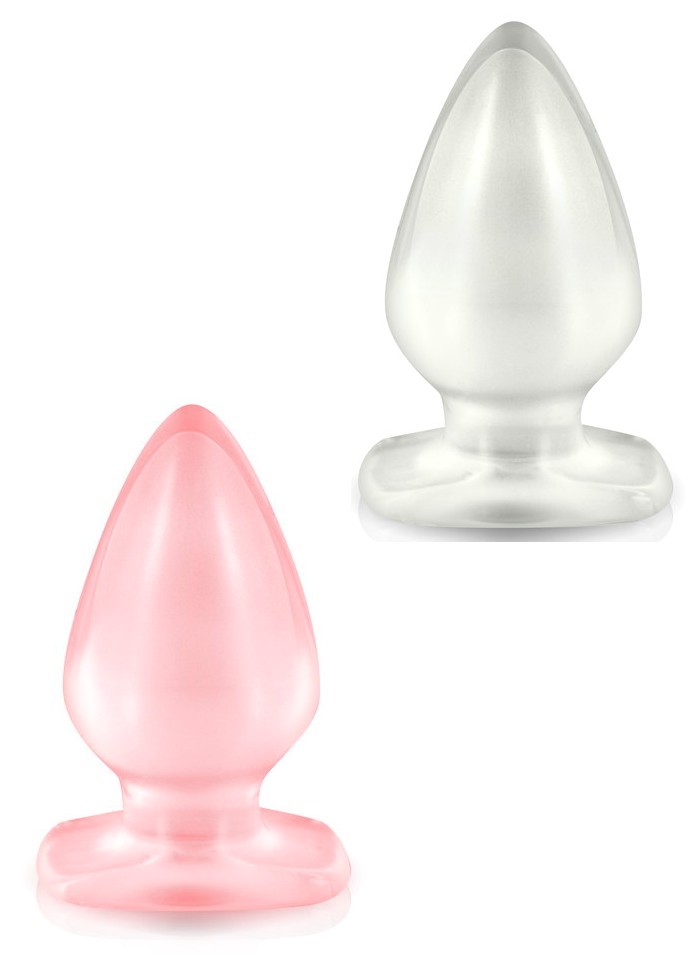 Plug anal Plug & joy Big  Jelly rose-transparent