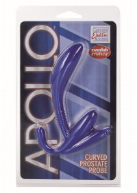 Plug anal stimulateur Prostate Apollo Curved Probe  bleu