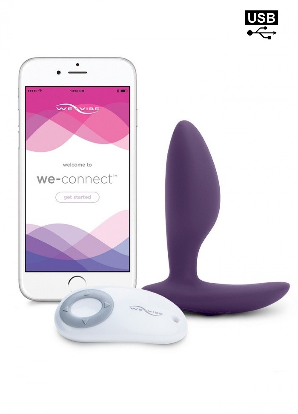 WeVibe Ditto Plug vibrant USB Smartphone violet