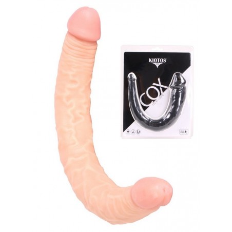 Kiotos Double gode Dong COX Flesh 025 réaliste chair noir