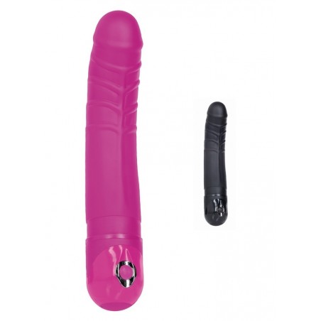 Vibromasseur Bendie Stud Little Guy noir-rose