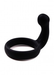 Cockring Rock it Balls silicone noir avec bouleanal