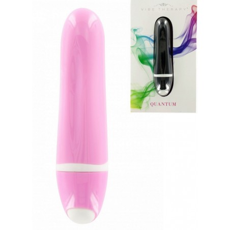 Mini vibromasseur clitoris Quantum  rose-noir