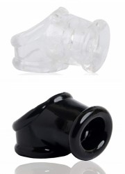 Cockring Oxballs Powersling Cocksling & Ballstretcher noir-transparent