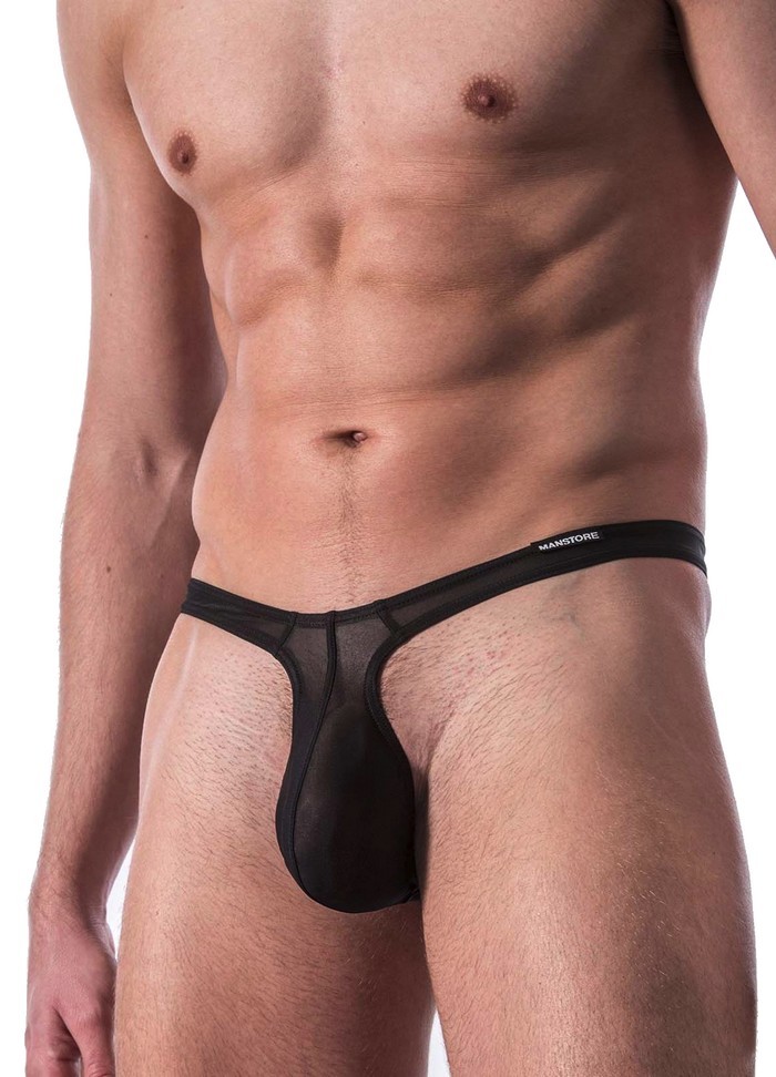 String sexy pour homme modèle Manstore M101 minimum blanc