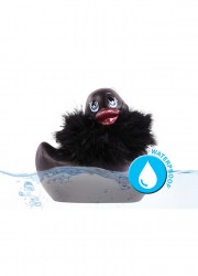Canard Mini Duckie Paris I Rub My 2.0  noir dans l'eau