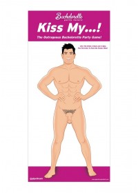 Jeux Kiss My… The Outrageous Bachelorette Party Game poster homme nu