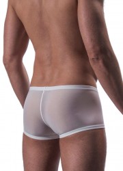 Lingerie sexy boxer pour homme sous vêtement blanc