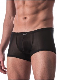 Manstore boxer noir pour homme en maille fine et légère