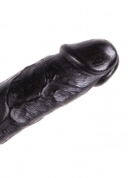 Gode ventouse Dinoo King-Size - Cock Kong noir detail gland