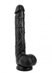 Gode ventouse Dinoo King-Size - Cock Kong noir L 27cm