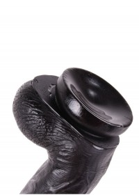 Gode ventouse Dinoo King-Size - Cock Kong noir L 27cm detail ventouse